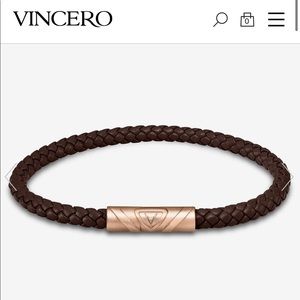 Vincero Delta Men’s leather bracelet